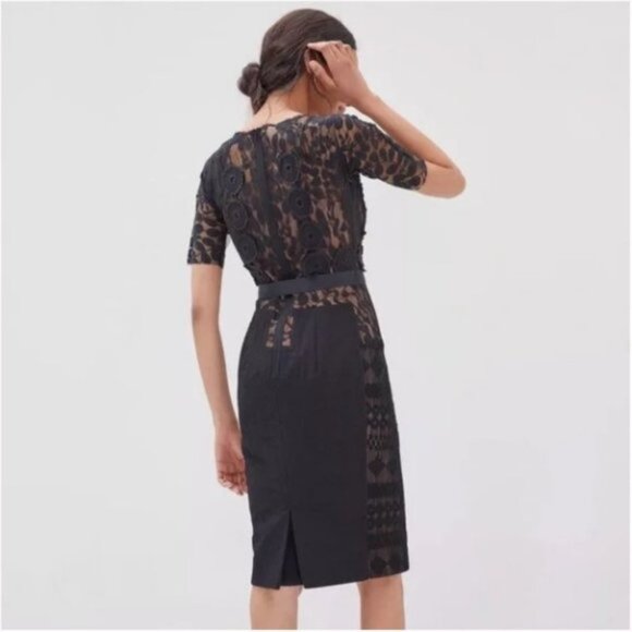 Anthro Byron Lars Beguile Carissima Lace Midi Sheath Dress - Picture 4 of 10